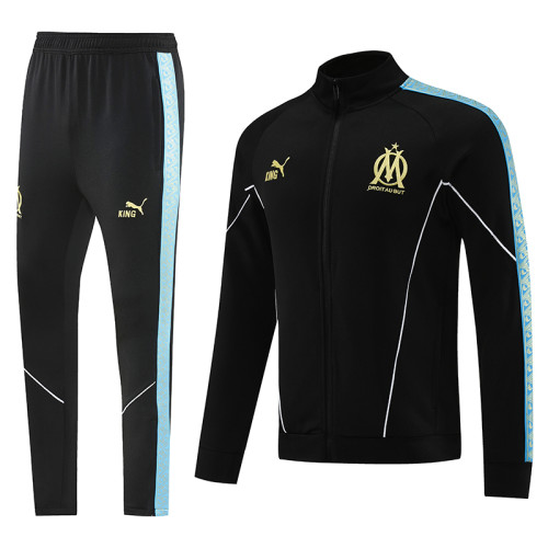 26/27 Marseille Black Jacket Tracksuit#02
