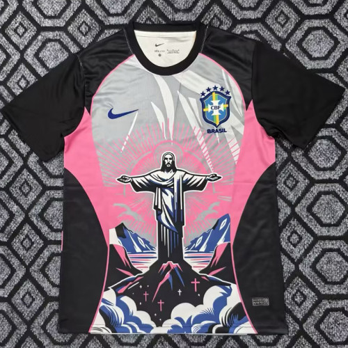 26/27 Brazil Goddess Edition Pink Fans Soccer Jersey