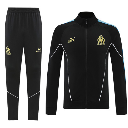 26/27 Marseille Black Jacket Tracksuit#02