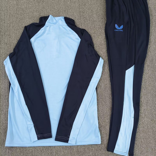 25/26 Rangers Sky Blue Half Pull Tracksuit (半拉链)