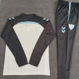 25/26 Málaga CF White Half Pull Tracksuit (半拉链)