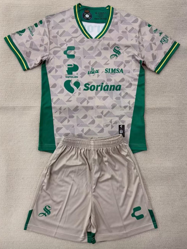 25/26 Santos Laguna Home Kids Soccer Jersey