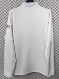 25/26 Valencia White Half Pull Tracksuit Tops (半拉链)