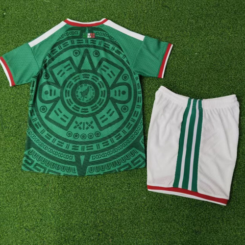 26/27 Mexico Home Kids  Soccer Jersey