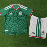 26/27 Mexico Home Kids  Soccer Jersey
