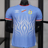 26/27 Congo Blue Player Version Soccer Jersey(带章)