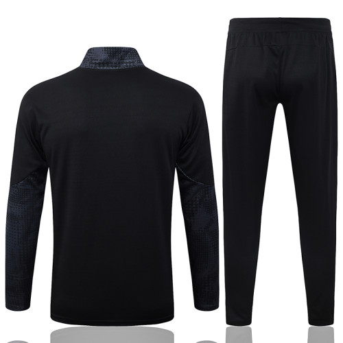 25/26 ACM Black Half Pull Tracksuit #B25128 (半拉链)