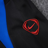 25/26 PSG Black Kids Inkjet Half Pull Tracksuit#E25193 (半拉链)