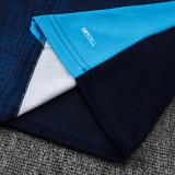 25/26 Marseille Royal Blue Kids Half Pull Tracksuit#B25127  (半拉链)