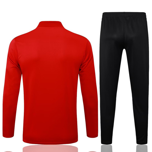 25/26 LIV Red Half Pull Tracksuit #B2509 (半拉链)