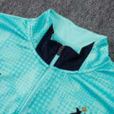 25/26 Marseille Light Green Kids Half Pull Tracksuit#B25126  (半拉链)