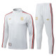 25/26 Flamengo White Half Pull Tracksuit #B25129 (半拉链)