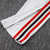 25/26 Flamengo White Half Pull Tracksuit #B25129 (半拉链)