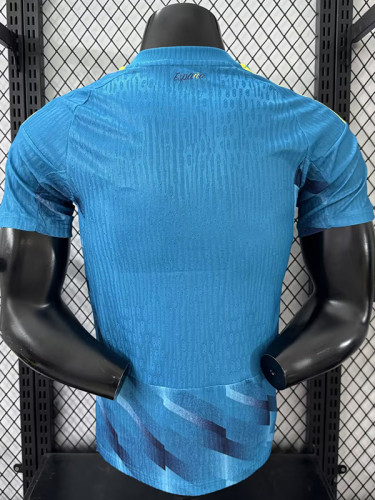 26/27 Spain Ｇoalkeeper Blue Player Version Soccer Jersey