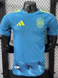 26/27 Spain Ｇoalkeeper Blue Player Version Soccer Jersey