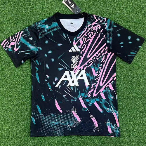 25/26 LIV Black Green Fans Training Shirts