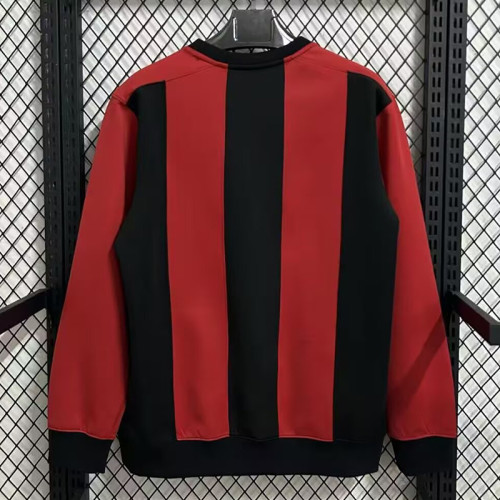 26/27 ACM Red & Black Striped Casual Thick Hoody