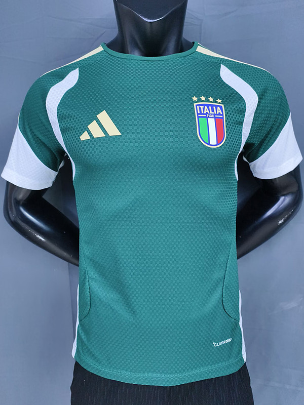 26/27Italy Green Player Version Training Shirts