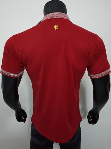 26/27 Man Utd Red Player Version Polo Shirts