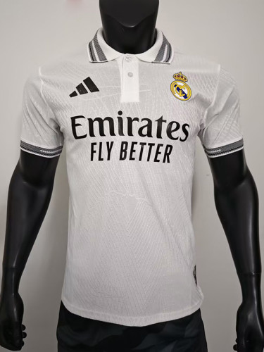 26/27 RMA White Player Version Polo Shirts