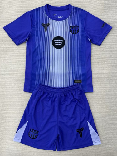 25/26 BAR Goalkeeper Purple Kids Soccer Jersey
