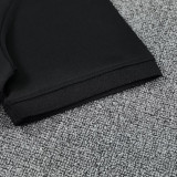 26/27 PSG Black polo shirts pants suit