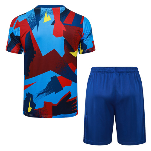 25/26 BAR Light Blue Inkjet Training Short Suit#D25253