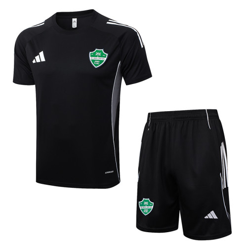 25/26 Al Ahli Black Training Short Suit#D25257