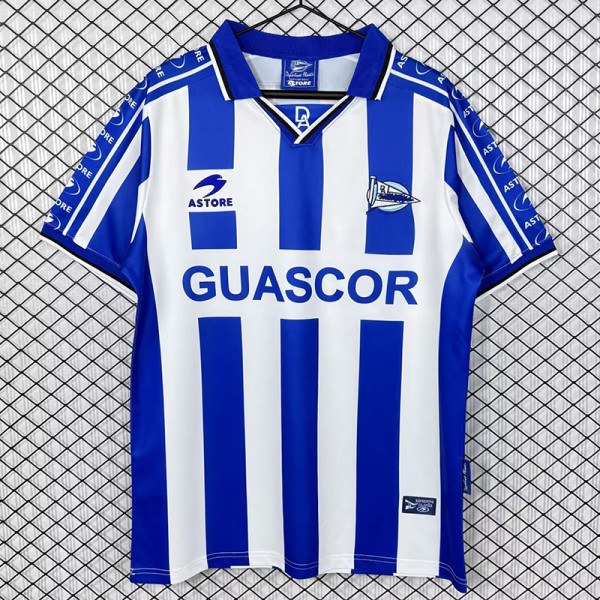 1998/1999 Deportivo Alavés Home Retro Soccer Jersey