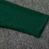 26/27 Algeria Football Team Uniforms Long Style Green and Black Adult Sports Outfit