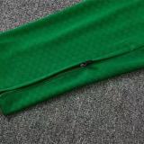26/27 Algeria Football Team Uniforms Long Style Green and Black Adult Sports Outfit