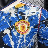 26/27 Man Utd  stone roses pre-match jersey（co-branded model）