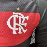 2026 Flamengo Home Long Sleeve   Player Version  Soccer Jersey