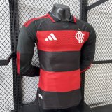 2026 Flamengo Home Long Sleeve   Player Version  Soccer Jersey