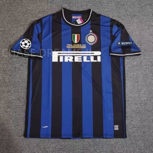 2009/2010 INT Home  Player Version Retro Soccer Jersey