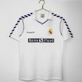 1988-90 season RMA Real Madrid Home Retro Jerseys soccer strip