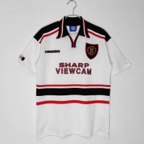 1998/99 season Man Utd  Away  Retro Jerseys  jersey