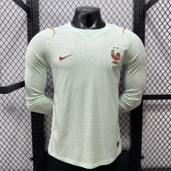 2026 France Away Player Version Long Soccer Jersey