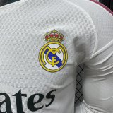 2026 /27 RMA Real Madrid  Home  long sleeves Player Version Soccer Jersey
