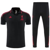 26/27 LIV  black  polo shirts pants suit