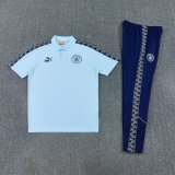26/27 Man City caeruleus  polo shirts pants suit