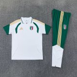 26/27 Italy white polo shirts pants suit