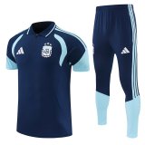 25/26 Argentina royalblue  polo shirts pants suit