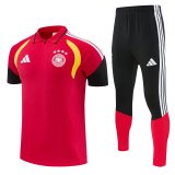 25/26 Germany red polo shirts pants suit