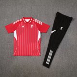 25/26 LIV  red polo shirts pants suit