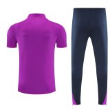 26/27 BAR Royal violet polo shirts pants suit