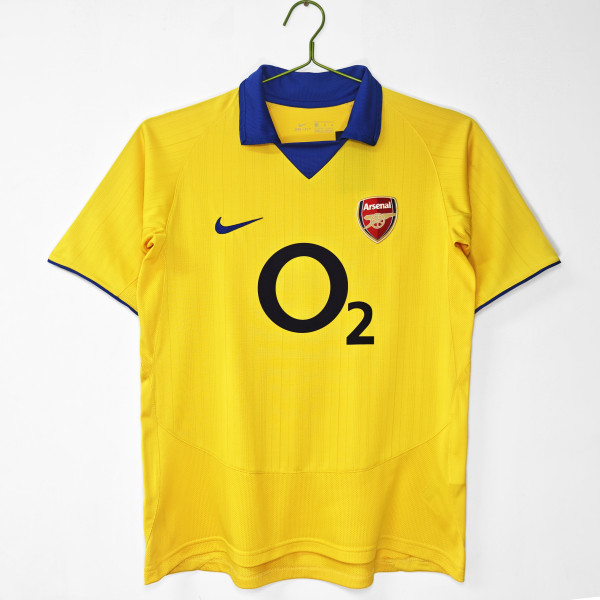 2003/04 ARS Away yellow  Retro Soccer Jersey