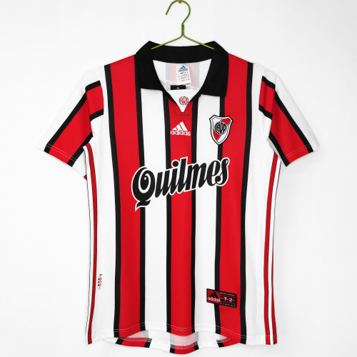 1999/00 Season River Plate Away Retro Soccer Jersey