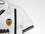 2000/01 Season  Valencia  Home Retro Soccer Jersey
