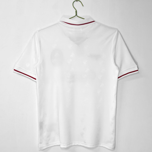 1996/97 season LIV white Retro Soccer Jersey